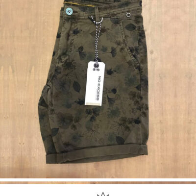 Βερμούδα Twill Peached Stretch Floral